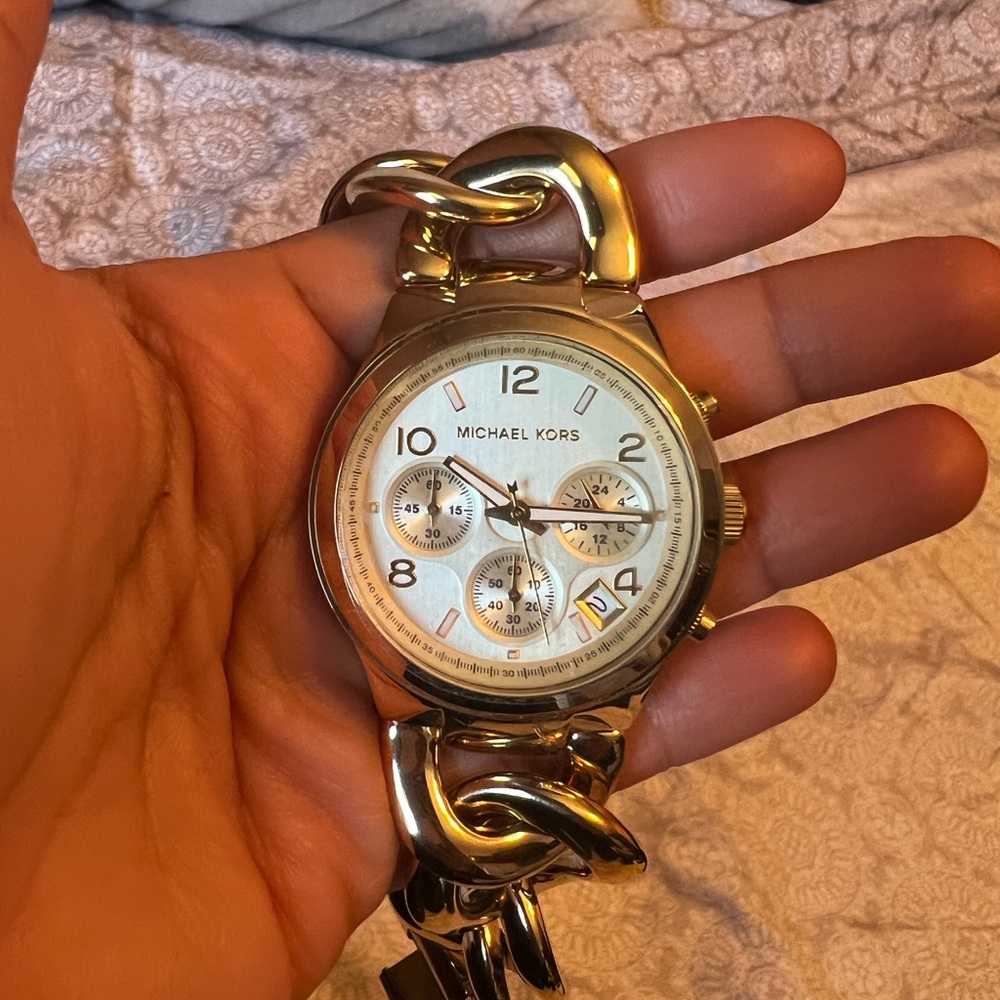 Authentic MK Gold Watch